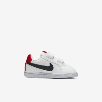 Nike Court Royale - Sneakers - Hvide/Rød/LyseBrune/Obsidian | DK-95331